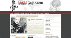 Desktop Screenshot of bdsm-guide.com